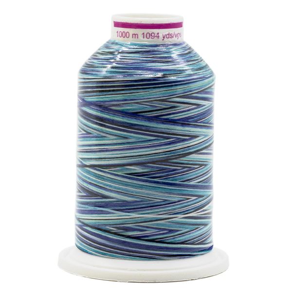 Нитка текстурированная Gutermann Bulky-Lock 80 multicolor, 1000 м, 9957, 1 катушка