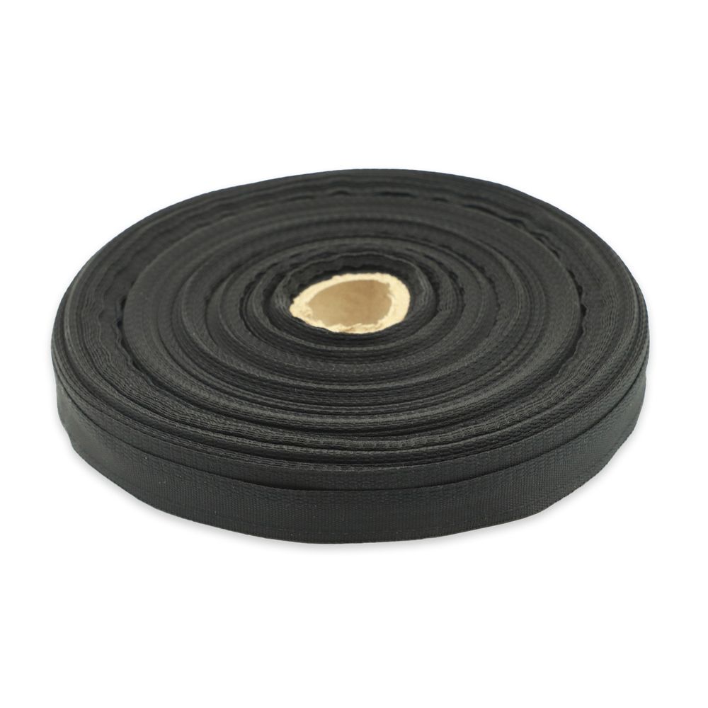 Лента (тесьма) брючная 15 мм / 50 метров, С3281 (черный)