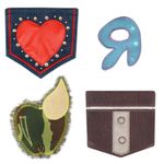 Термоаппликация ассорти, 10 шт, Blitz