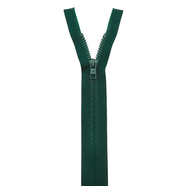 Молния трактор Arta Т6 (6 мм) 1 зам., разъем., 80 см, цв. 054 т.зеленый, уп.5 шт