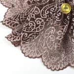 Кружево бельевое эластичное 240 мм / 25 м, TY.40992, цв.бежевый, Kruzhevo