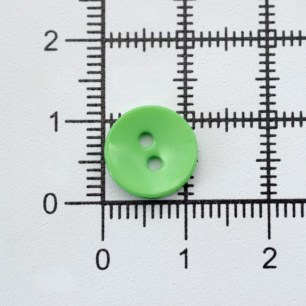 Пуговицы 2 прокола 18L, 11 мм, (Green1 (зеленый1)), NE74, 144 шт