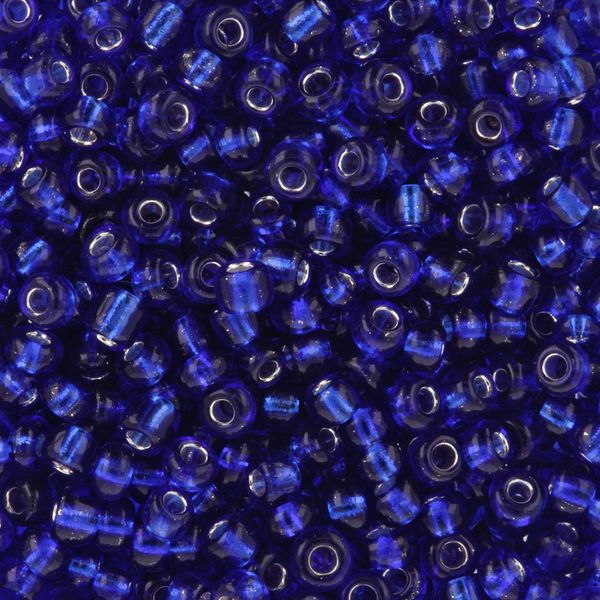 Бисер Zlatka 11/0 (2.1 мм), 100 г (10х10 г), №0028 т.синий, GR