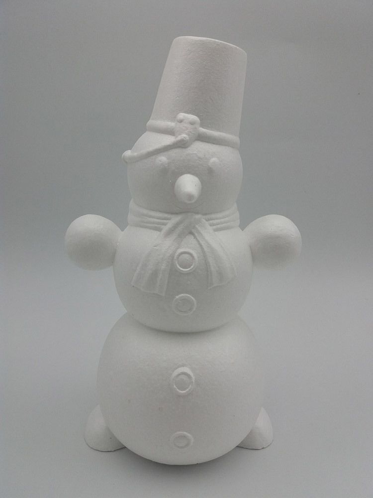 Заготовка из пенопласта Снеговик 16х12.5х28 см, 004 Love2art DPZ-R Заготовка из пенопласта Снеговик 16х12.5х28 см, 004 Love2art DPZ-R