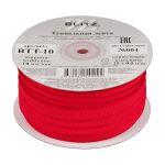 Лента тоннельная (чехол для косточек) 10.0 мм / 25 метров, № 004 красный, Blitz BTT-10