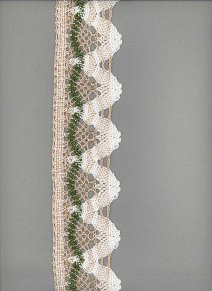 Кружево вязаное (тесьма) 65 мм, Schaefer, 21100339, 1 метр