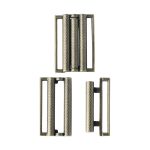 Пряжка-застежка 40 мм, 6 шт, латунь, BIG