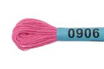 Мулине Gamma 100% хлопок, цв.0906 т.розовый, 24 мотка по 8 метров