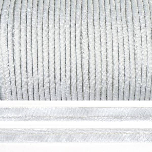 Кант атласный 11 мм / 65.8 метров, цв.F200 серебристо-серый