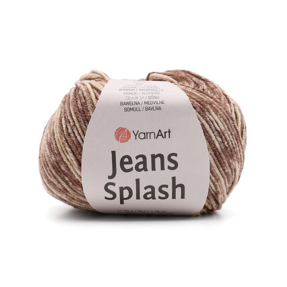 Пряжа YarnArt (ЯрнАрт) Jeans Splash / уп.10 мот. по 50 г, 160м, 945 принт