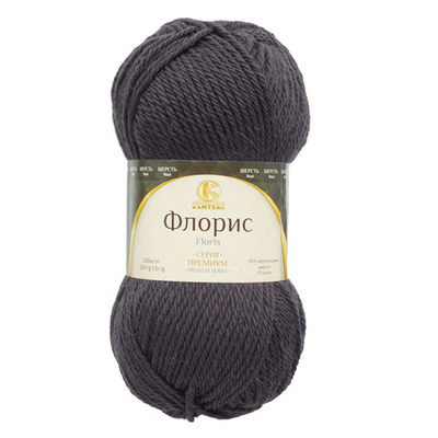 Пряжа Камтекс Флорис / уп.5 мот. по 100 г, 150 м, 137 маренго