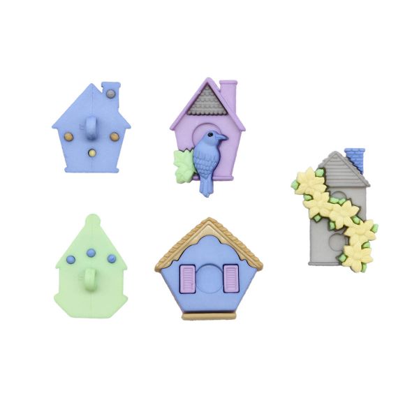 Украшения декоративные пуговицы Фигурки. Птичье гнездышко Dress It Up, 7695