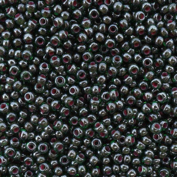 Бисер Preciosa прозрачный с цв. центром 10/0 (2.3 мм), круг.отв, 50 г, (51396)