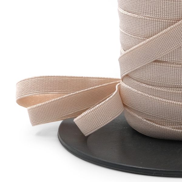 Резинка бельевая (бретелечная) матовая 8.0 мм / 50 метров, пудровый, (МL195.008)