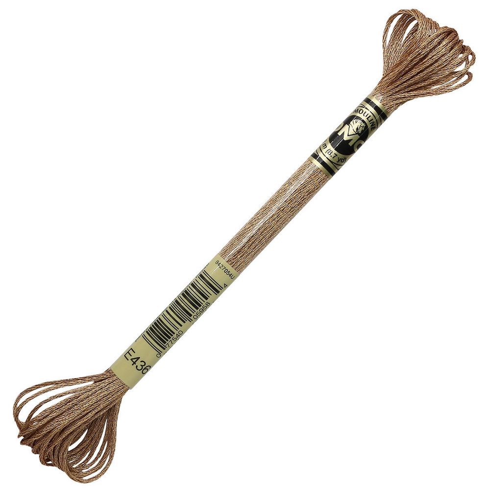 Мулине DMC 317, 8 м, мет. (E436), 6 мотков по 8 метров