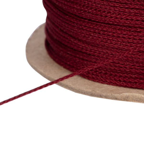 Шнур для мокасин ⌀1.0 мм, 200 м, 319008 / бордо, Gamma 1с16