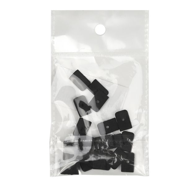 Наконечники для регилина 8 мм, 7223-3034, черный, 20 шт