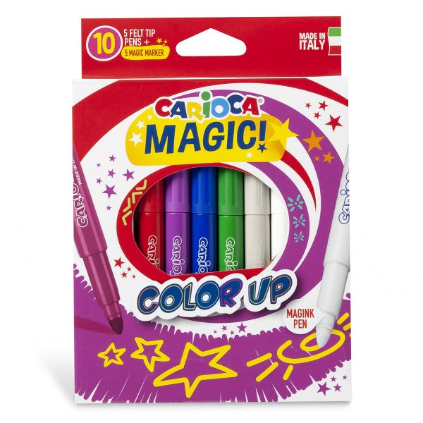 Фломастеры меняющие цвет Magic Markers 10 цв, 43181, Carioca 43181