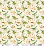 Бумага для скрапбукинга Еловый аромат 190 г/м², 30.5х30.5 см, 10 шт, 2, Mr.Painter PSR 2608