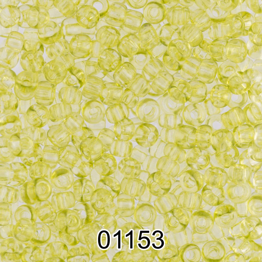 Бисер Preciosa 10/0 (2.3 мм), 500 г, 01153 (Ф336) салатовый