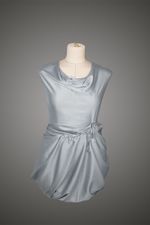 Шелк Армани 90 г/м², 150 см / 2 метра TBYArm-064 цв.64 серый-жемчужный