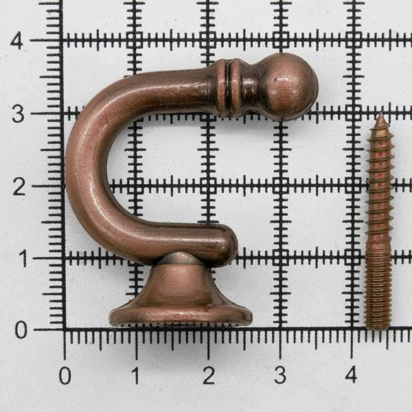 Крючки под подхваты ⌀19 мм, 2 медь