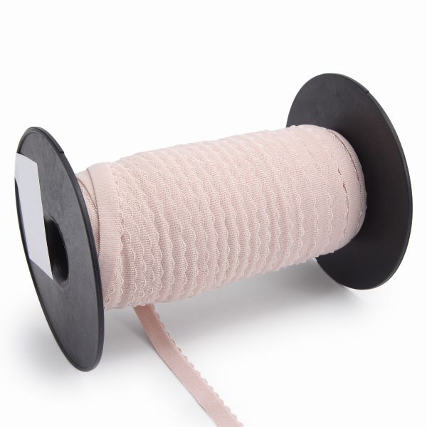 Резинка бельевая (отделочная) становая 12.0 мм / 50 метров, пудровый, (МЛ175.012/1)