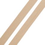 Стропа (ременная лента) 26 мм / 100 метров, [17.55 г/пог.м], матовая, имитация хлопка, 15 св.бежевый, 3Al357