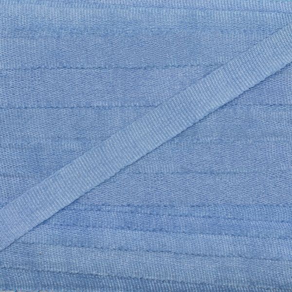 Лента (тесьма) шелковая 4.0 мм / 45.5±0.5 метров, №257 т. голубой, Gamma SR-4