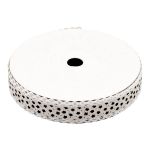 Лента декоративная Звездочки 20 мм / 25±1 метров, YH98 (02 белый/черный)