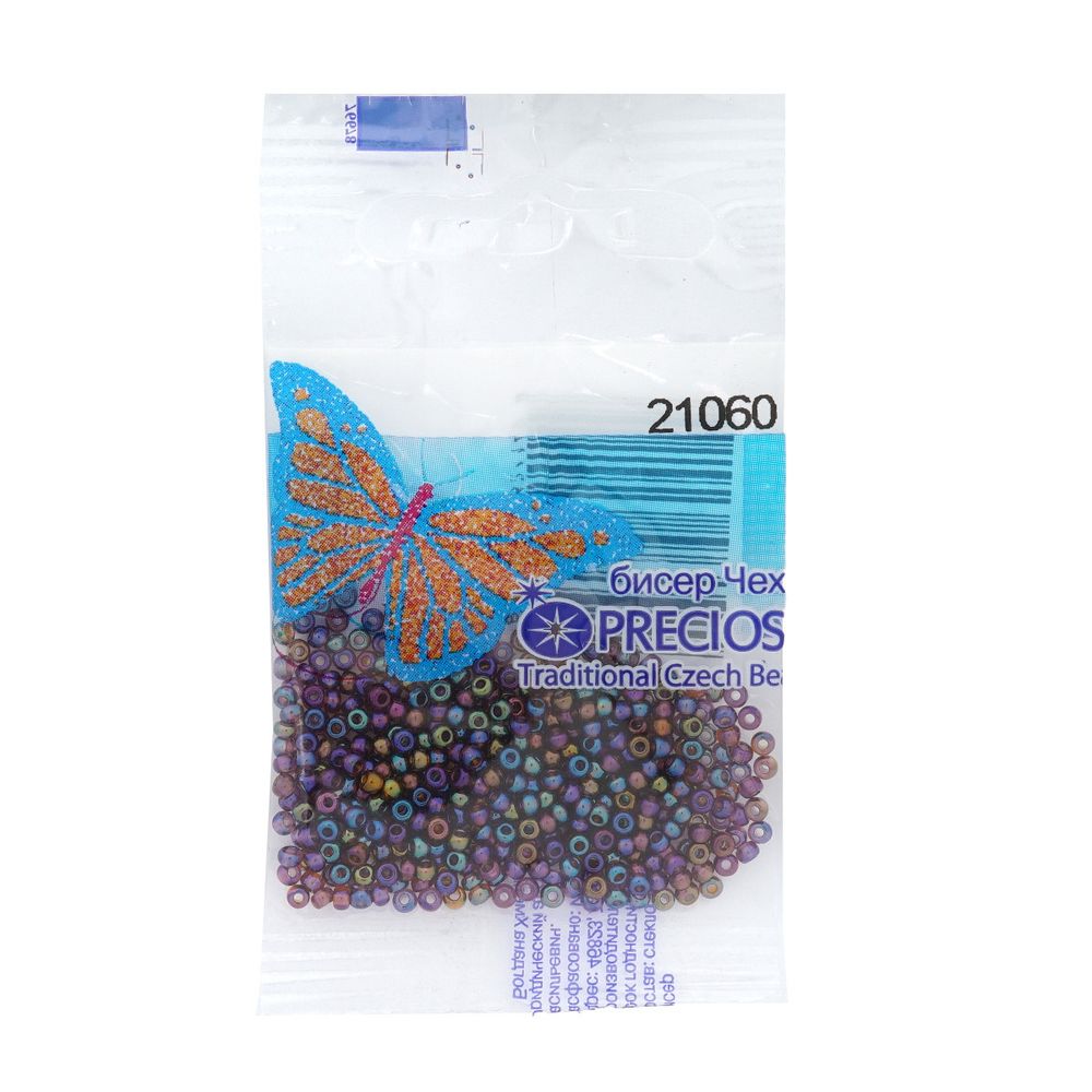 Бисер Preciosa 10/0 (2.3 мм), 50 г (10х5 г), цв. 21060