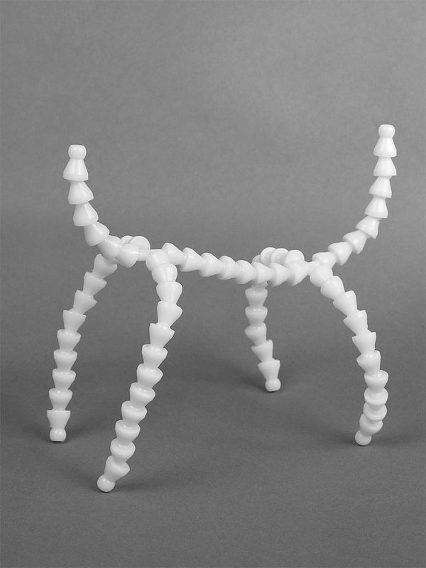 Скелет для игрушки с хвостом 32 см, передние лапы 10 звеньев 11см задние лапы 12 звеньев -13см