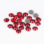 Стразы клеевые стекло 4.7 мм, 5х24 шт, SS20 №20 св.красный (Light Siam), Zlatka ZRTG-2024