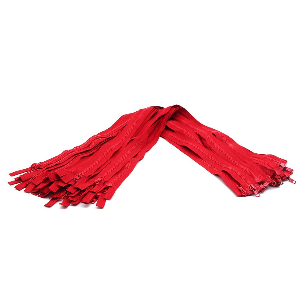 Молния трактор Arta Т6 (6 мм) 2 зам., разъем., 100 см, ОПТ. УП. 25 ШТ., 008 красный