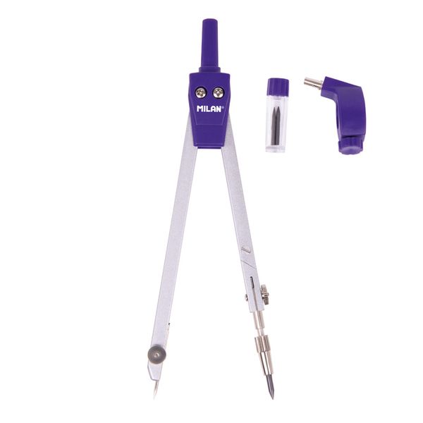 Циркуль металлический Acid в пенале, синий 11101B, Milan 11101B