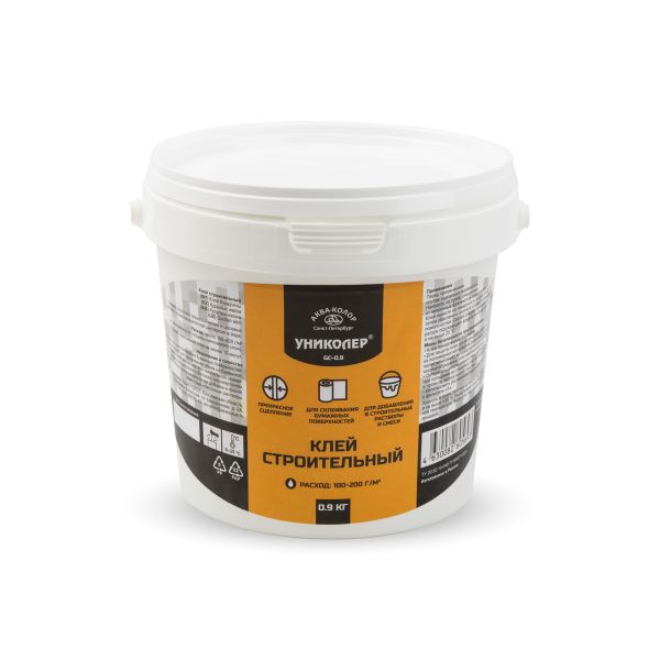Клей строительный GC-0.9, 0.9 кг, Униколер, GC-0.9