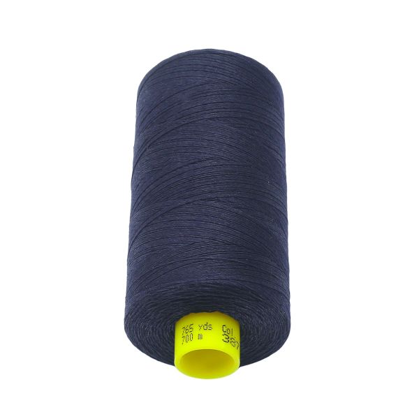 Нитка универсальная Gutermann Mara 70/2, 700 м, 702170, 387 чернильно-черный, 1 катушка