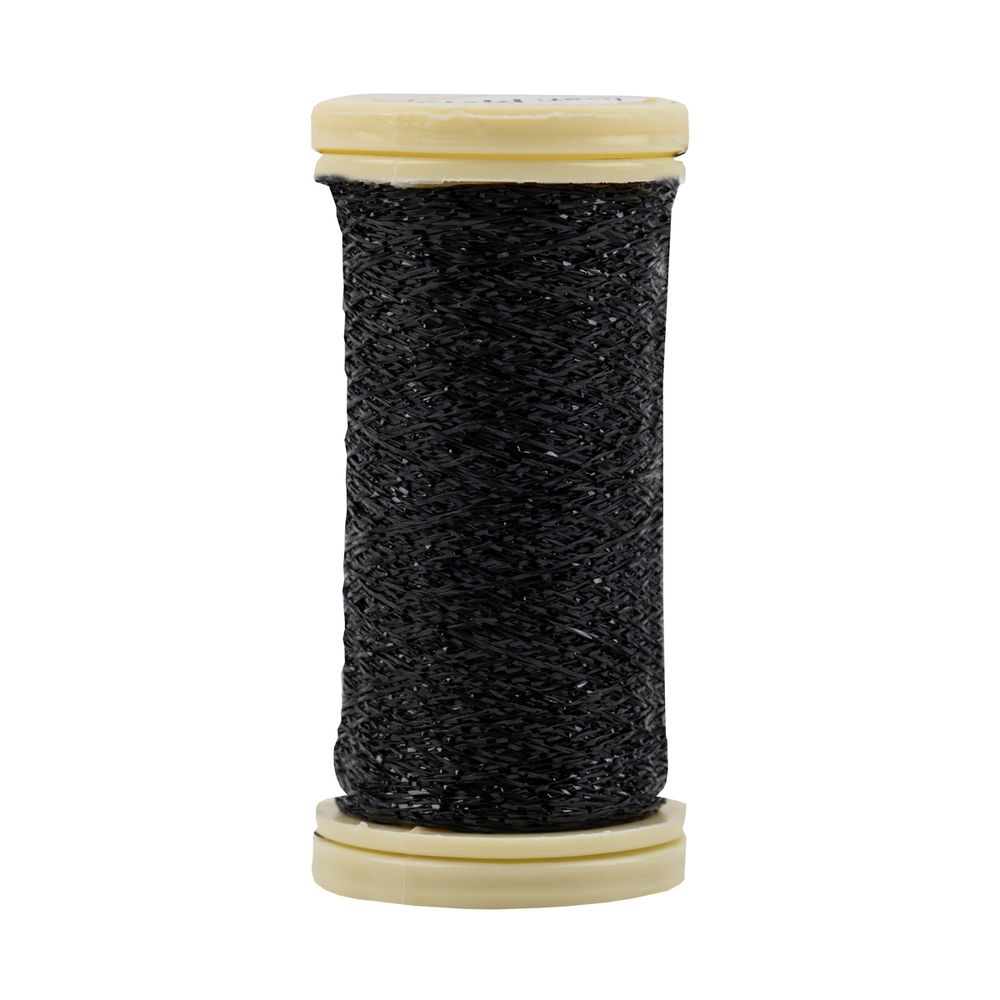 Мулине Gamma металлик M 5 мотков по 50 метров, M-150 черный, Gamma BRILL