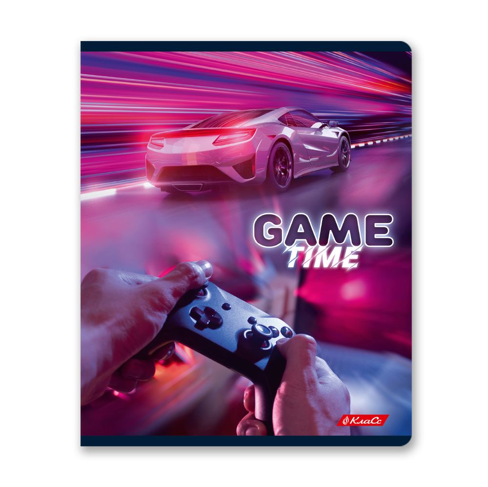 Тетрадь ученическая общая, A5+ 80 л. на скобе 65 г/м², белизна 100%, 5 шт, клетка в термоусадочной пленке, 000486 Включайся в игру, Светоч 80ТСК5_0_2_1