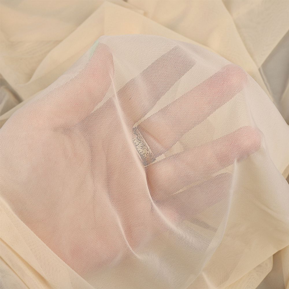 Сетка бельевая эластичная 51 г/м², шир.150 см / 3 метра, KN067 бежевый /03128209.067.3/