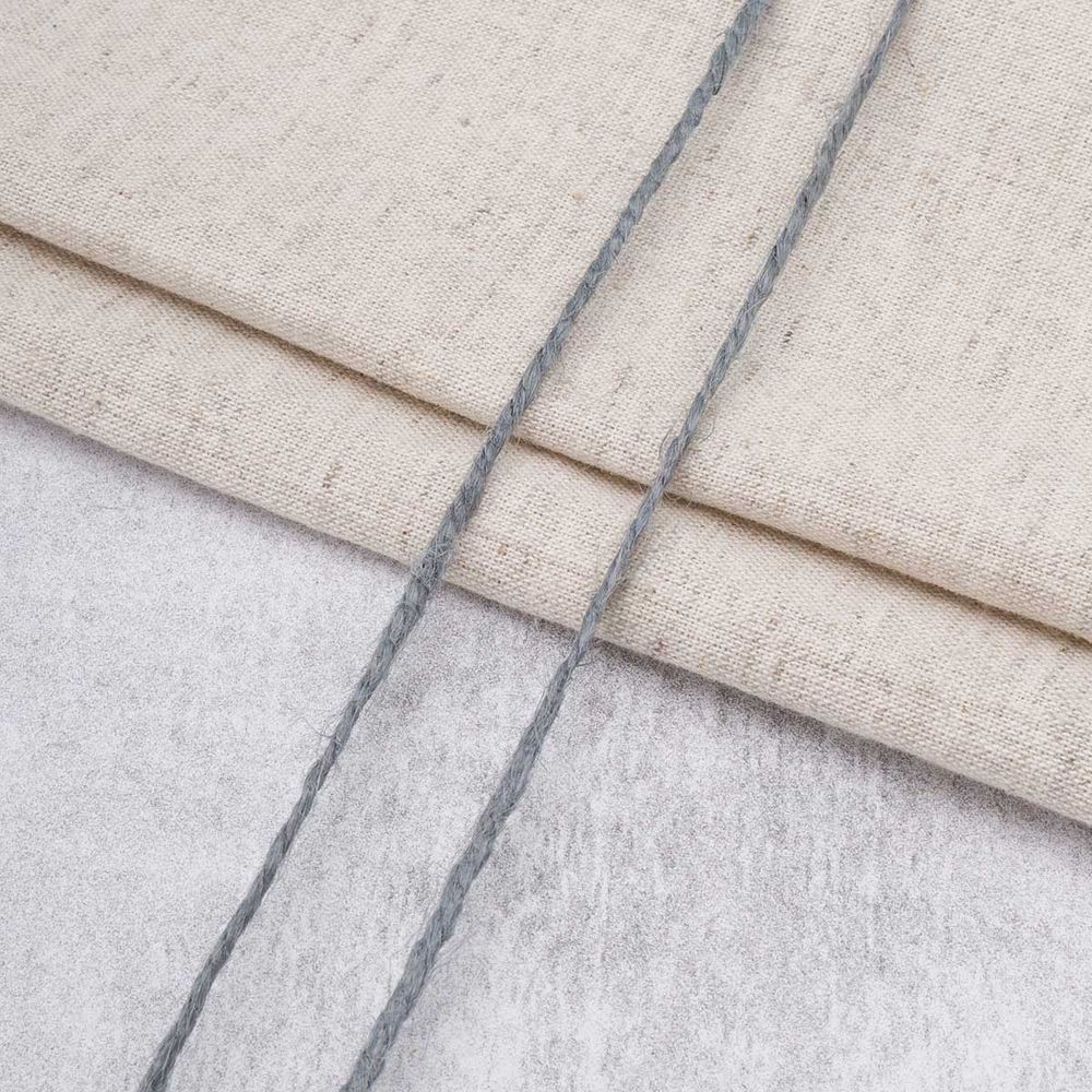 Шпагат джутовый ⌀1.4 мм / 100 метров (100 г), 2-ниточный, 1200 текс, евробобина, серый