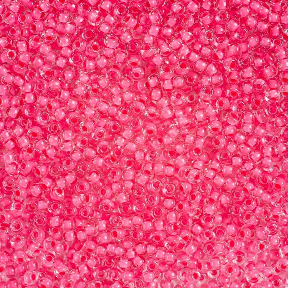 Бисер Preciosa прозрачный с покрытием 10/0 (38398), круг.отв., 500г