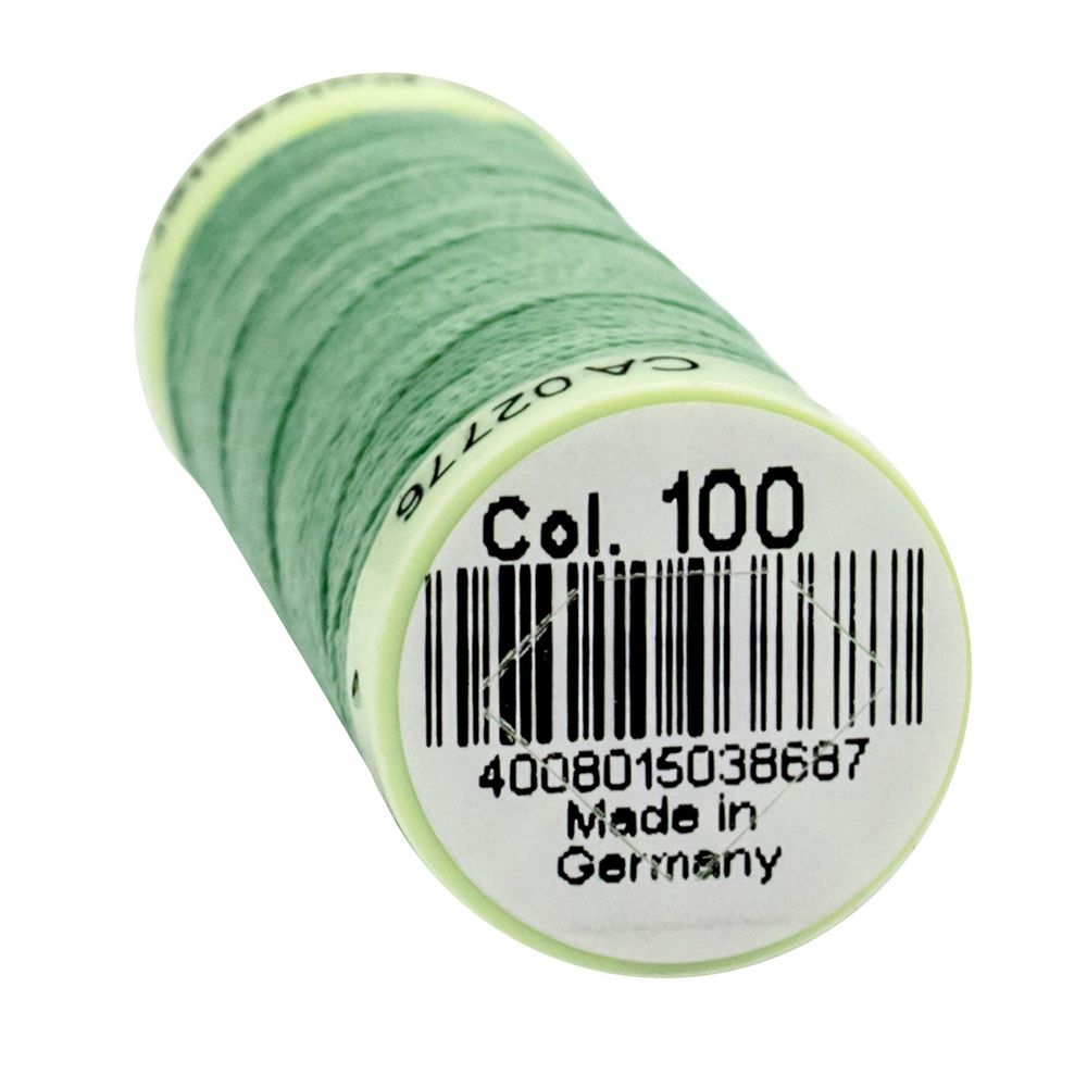 Нитки отделочные Gutermann Top Stitch, 30м, 100 пастельно серо-зеленый, 5 катушек