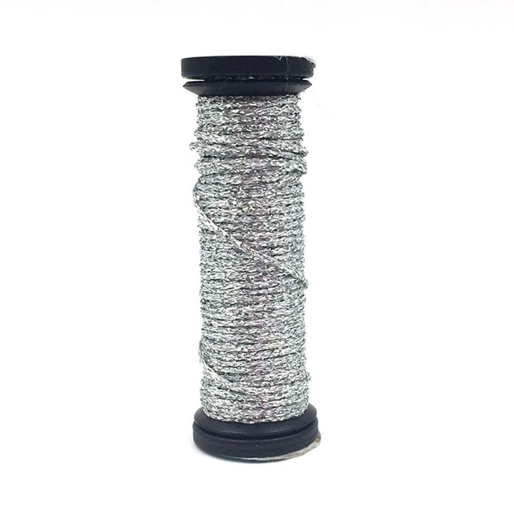 Нить для вышивания Kreinik Tapestry металлик (#12) Braid 10 м, цв. 002, 5 катушек /TOS/