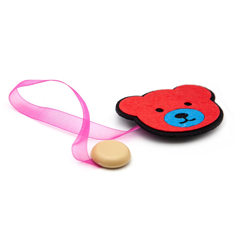 Клипсы для штор магнитные из фетра для штор "мишка", Астра, C815/C833