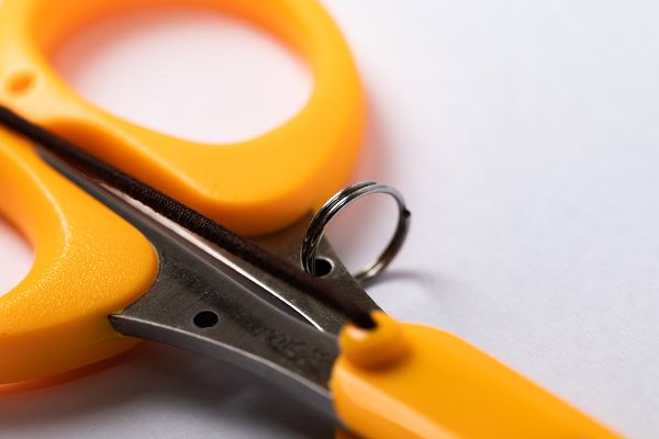 Ножницы рукодельные 11.5 см, оранжевые, Gamma ROS-03