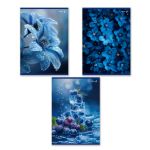 Тетрадь ученическая общая, выборочный лак, A4 80 л. на скобе 65 г/м², белизна 100% 6 шт клетка, 01763 Сквозь синий туман, Светоч Т155