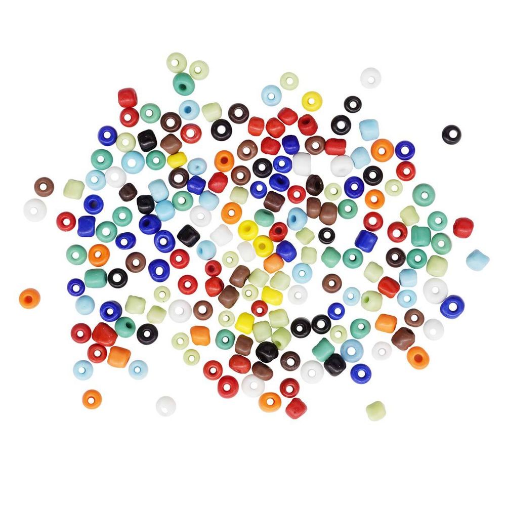 Бисер Astra&Craft 6/0 (4.1 мм), 150 г (10х15 г), цв. 51 разноцветный/непрозрачный