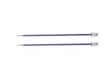 Спицы прямые Knit Pro Zing 3,75 мм / 35 см, алюминий, аметистовый, 2 шт, 47298