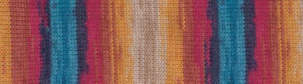 Пряжа Alize (Ализе) Burcum Batik / уп.5 мот. по 100 г, 210м, 4340 A